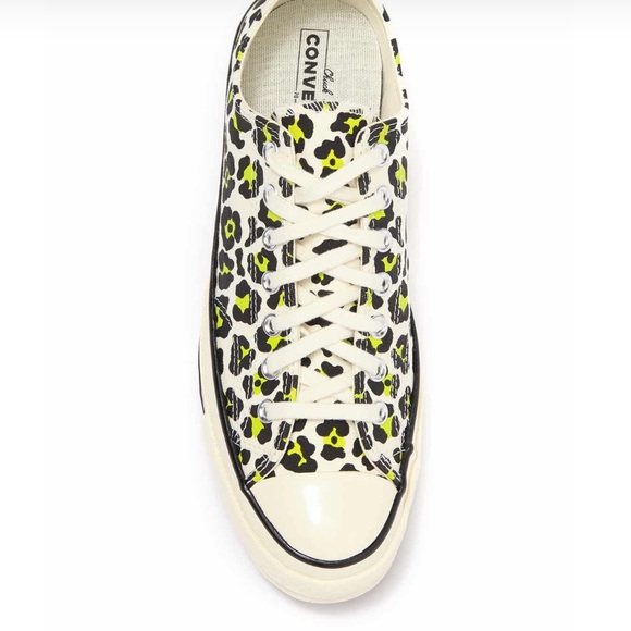 Converse Low Top Leopard Print Sneakers - Picture 4 of 5